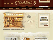 Tablet Screenshot of mcmanusjewellers.com